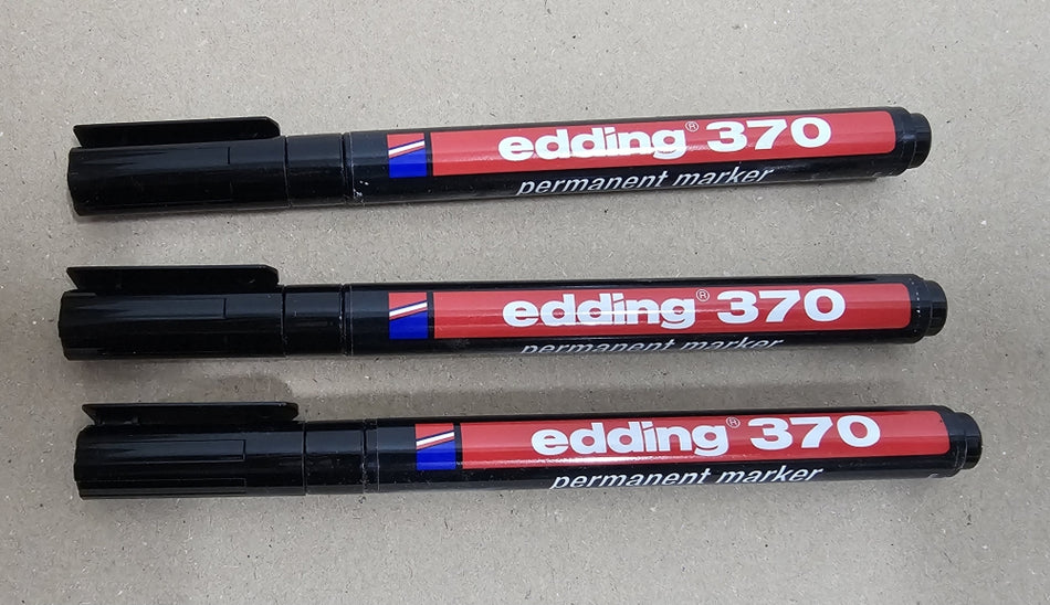 EDDING 370 Permanentmarker schwarz (dünne Spitze, 1,0mm)