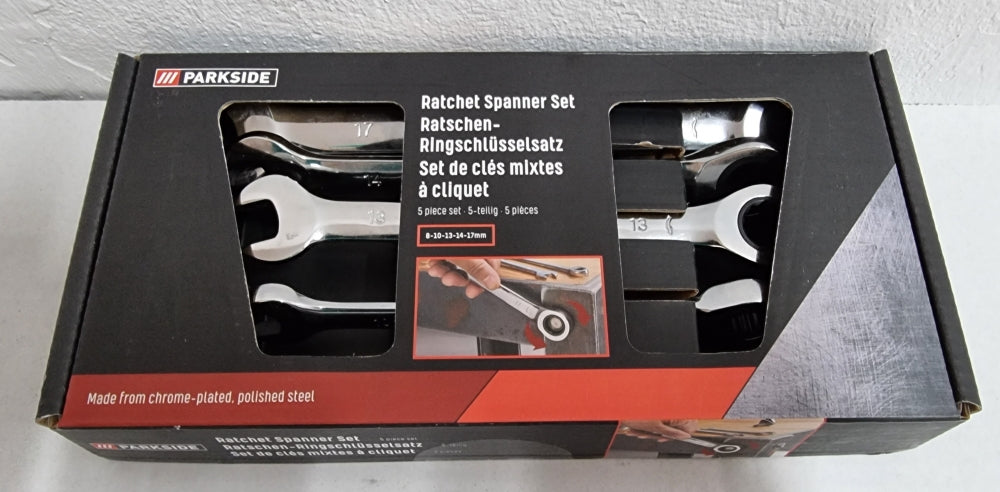 Ratschen-Ringmaulschlüssel Satz (5-teilig, 8-17mm)