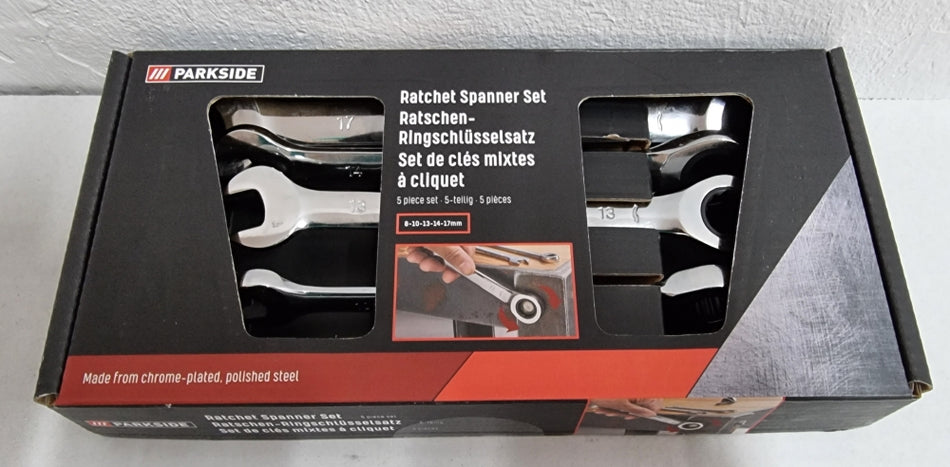 Ratschen-Ringmaulschlüssel Satz (5-teilig, 8-17mm)