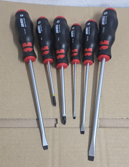 WÜRTH Zebra Schraubendreher Satz  Kreuz + Schlitz (6-teilig) 061392326