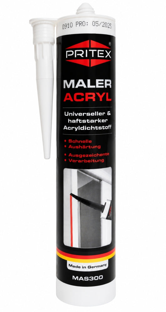 PRITEX Maleracryl weiß (300ml)