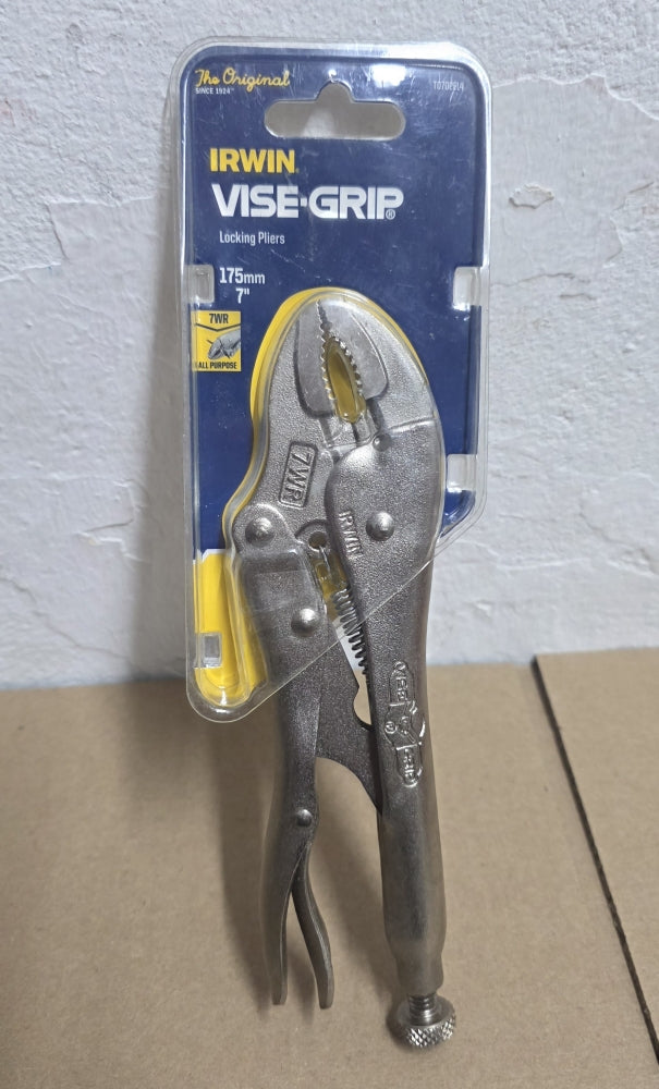 IRWIN VISE-GRIP Gripzange '7WRC' (175 mm, gebogene Backen, mit Drahtschneider) T0702EL4