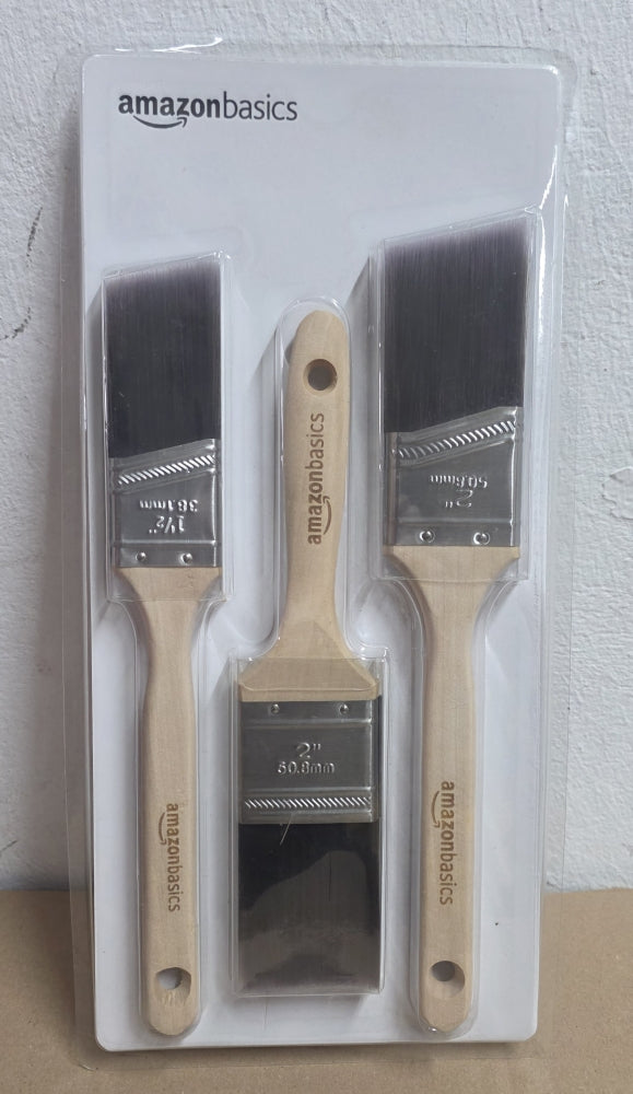 AMAZON Schräg- und Flachpinsel Sortiment (3-teilig)