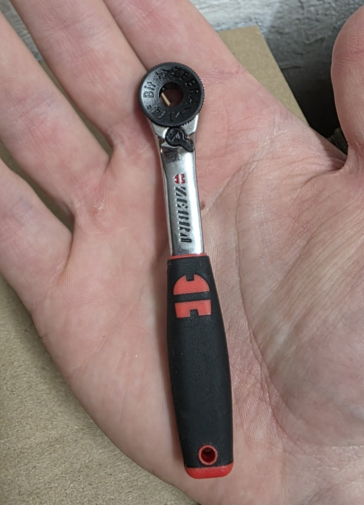 WÜRTH Mini-Bit-Ratsche (100mm) für 1/4" Bits (07120145)
