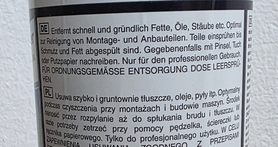 Montage-Schnellreiniger R501 (500ml)
