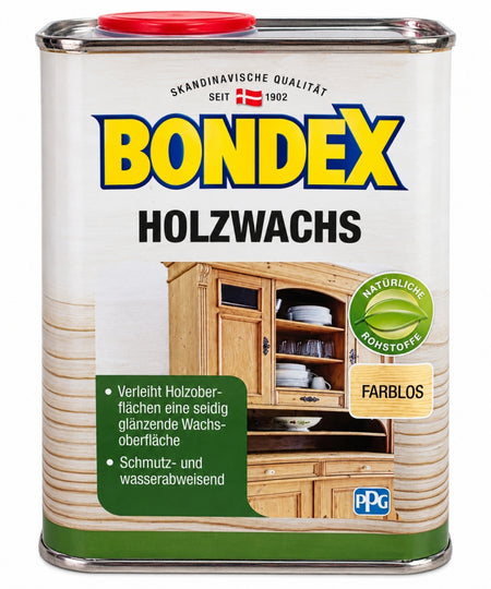 Bondex Holzwachs farblos (750ml für 9,75m²)