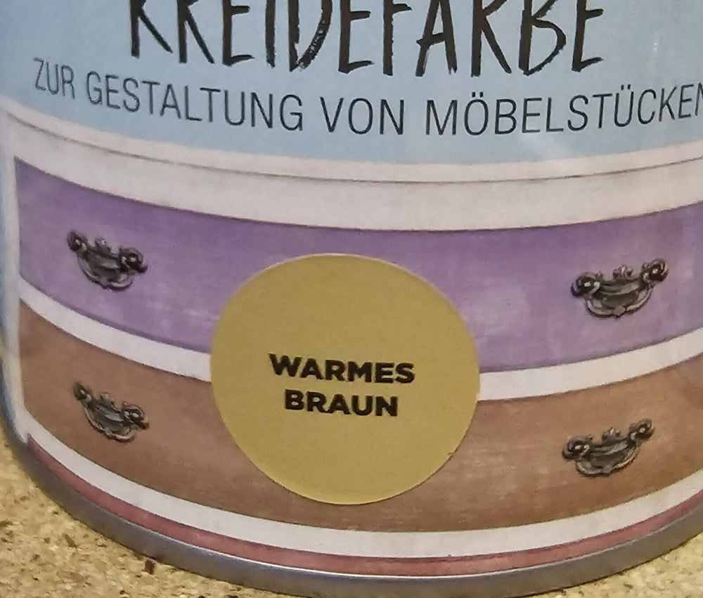 BONDEX Kreidefarbe (500ml) Farbe wählbar  / (Art) Warmes Braun