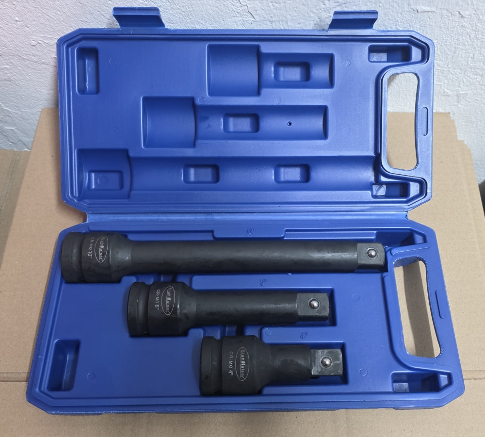 Schlagschrauber Steckschlüssel Verlängerung Satz (3-teilig, 3/4")