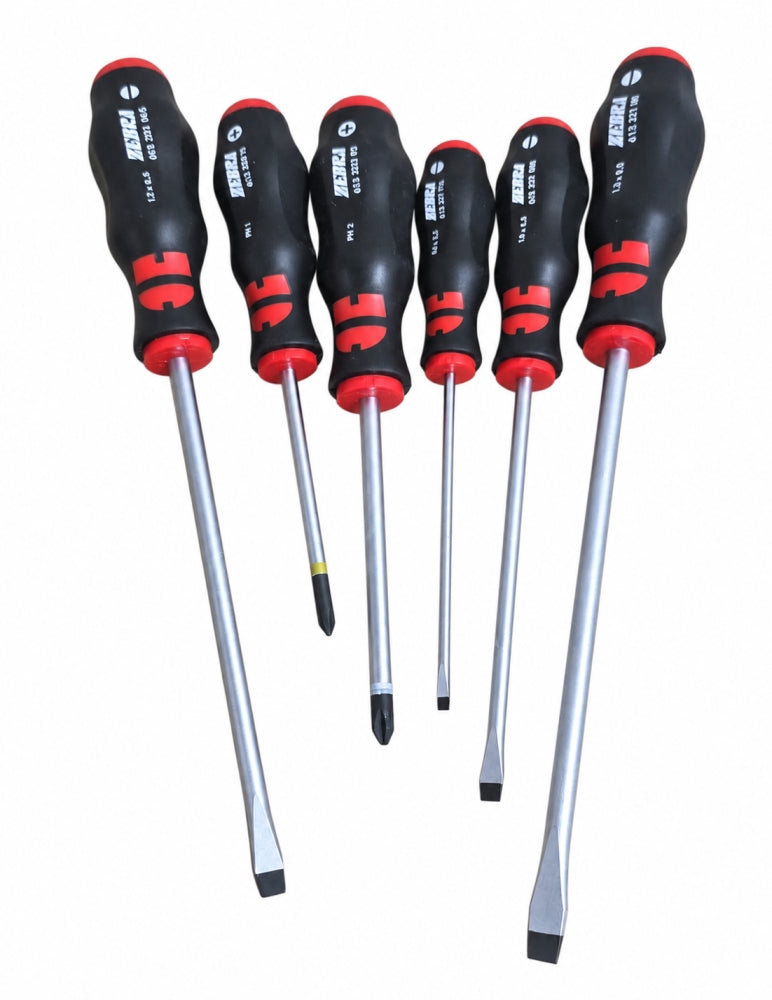 WÜRTH Zebra Schraubendreher Satz  Kreuz + Schlitz (6-teilig) 061392326