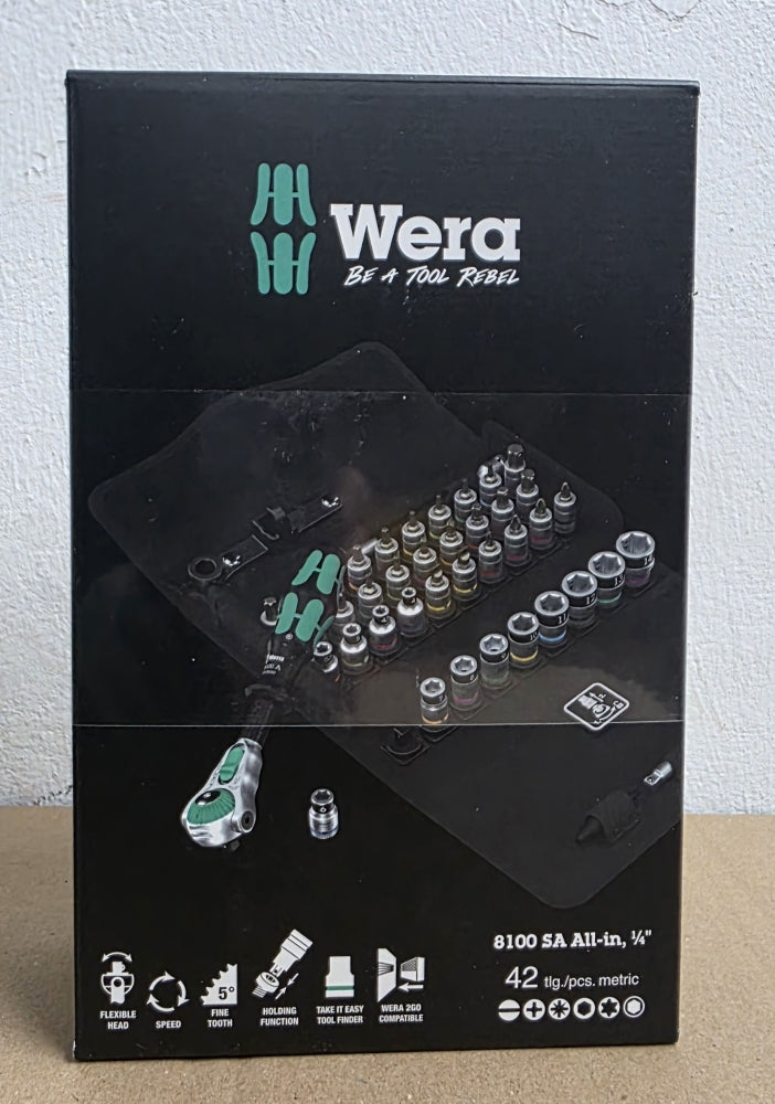 WERA Zyklop Speed-Knarrensatz '8100 SA All-in' (42-teilig)
