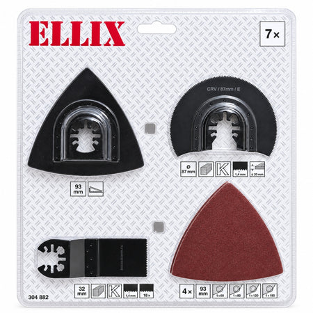 ELLIX Multitool Zubehör Set (7-teilig)