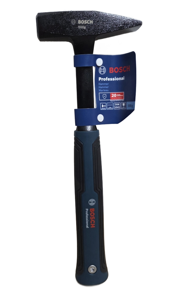 BOSCH Professional Schlosserhammer 500 g (DIN 1041, Vollstahl, 325 mm)