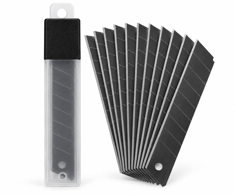 10x SBS Cuttermesser-Ersatzklingen (18mm, 0,5mm, 8 Segmente)