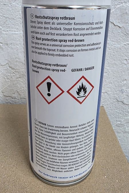 WP Rostschutzspray Rotbraun (400ml) Rostschutz-Grundierlack