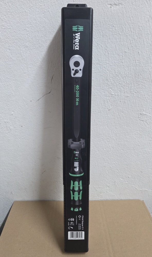 WERA Drehmomentschlüssel 'Click-Torque C 3' (1/2", 40-200Nm, 510mm)