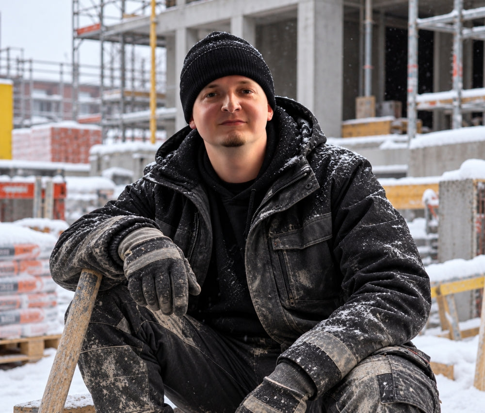 PROCERA Winter-Strickmütze SCHWARZ aus Acryl (Einheitsgröße)
