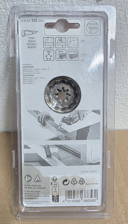 10x FEIN Tauchsägeblatt 'E-Cut Universal' (60 x 44mm)