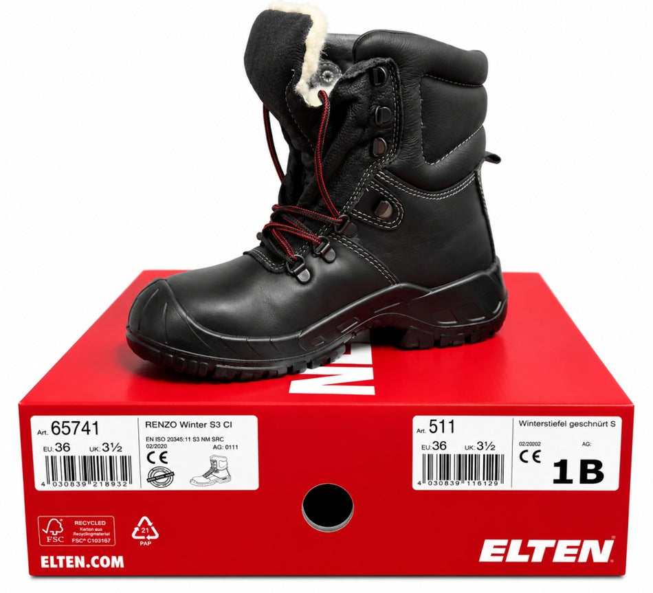 ELTEN Sicherheitsstiefel 'Renzo Winter S3' (Gr. 36)