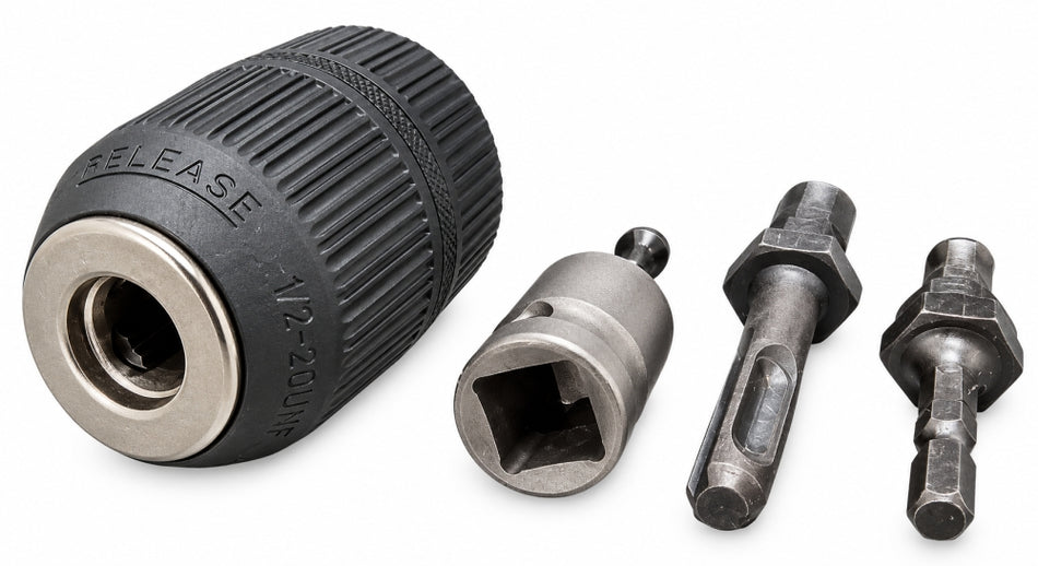 BEAST Schnellspannbohrfutter (Ø 2-13mm) mit Adapter Set 1/2"-20 UNF