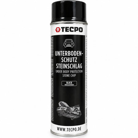 TECPO Unterbodenschutz schwarz überlackierbar (500ml Spraydose)