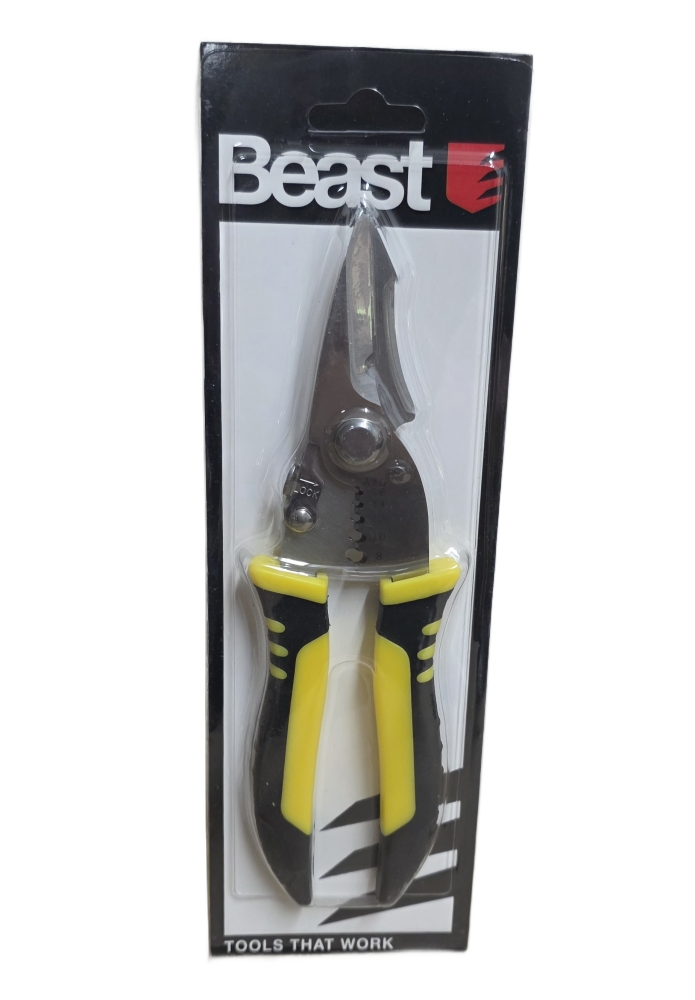 BEAST Mehrzweck-Zange (195 mm) Schere, Kabelschneider & Abisolierzange