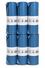 Profi Müllsäcke 'Ultra Stark' (120L, 80µm, blau)  / (Menge) 6 Rollen (150 Säcke)