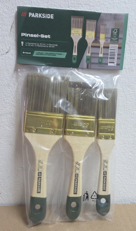 PARKSIDE Flachpinsel Sortiment (3-teilig)