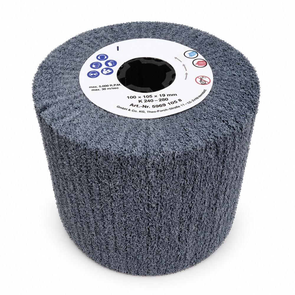 Satinierwalze Schleifvlies SiC (100 x 105mm)
