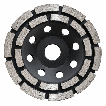 POWER-BLACK Diamantschleiftopf 'Doppelreihig' (Ø 125 x 22,23mm)