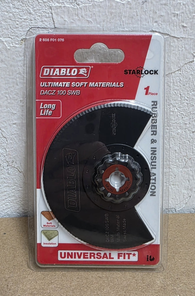 BOSCH (DIABLO) Starlock BIM Wellenschliffmesser ACZ 100 SWB (100mm, Multimaterial) 2608F01076