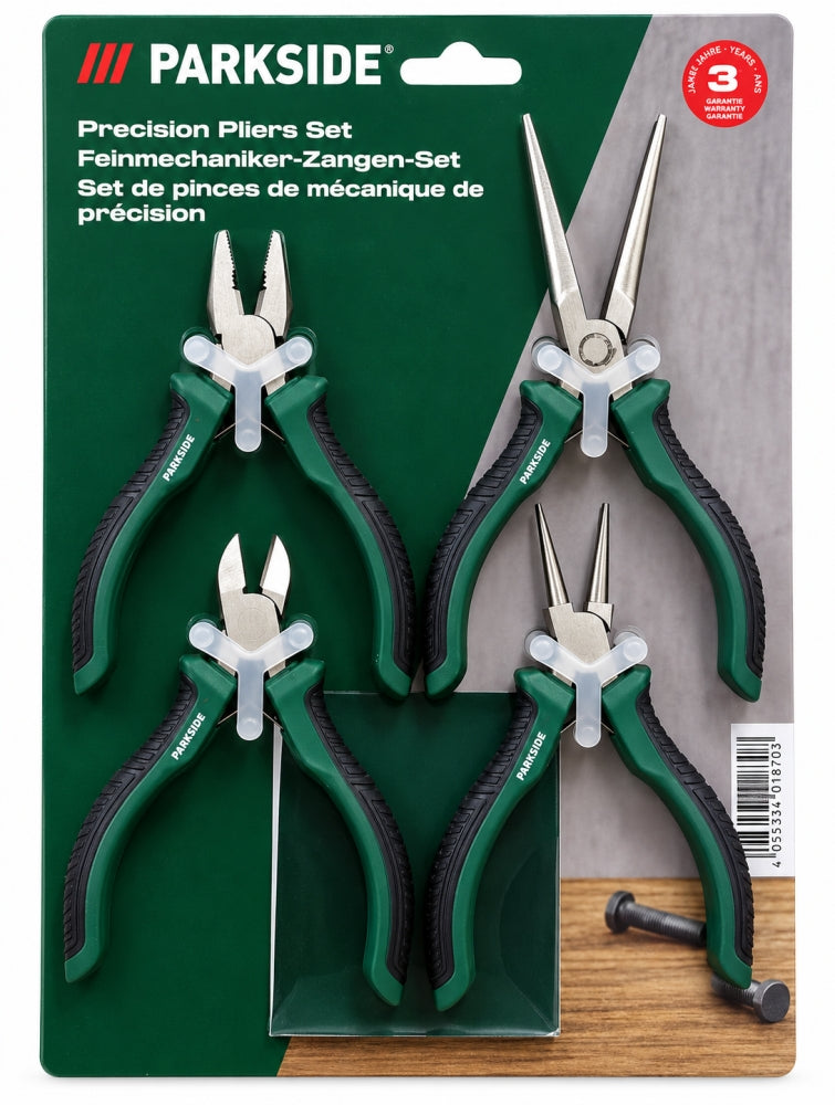 PARKSIDE Feinmechaniker-Zangen-Set (4-teilig)