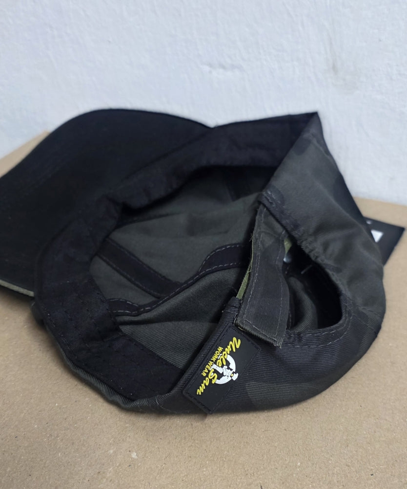 UNCLE SAM Kappe (Tarn / Schwarz) – verstellbare Workwear-Basecap