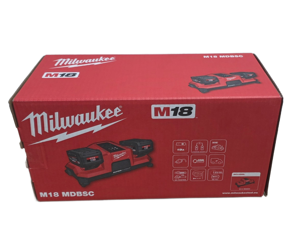 MILWAUKEE 18V Doppel-Super-Schnellladegerät 'M18 MDBSC' (4932498557)