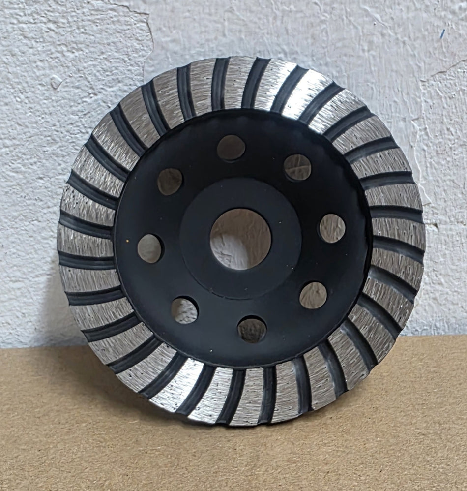 POWER-BLACK Diamantschleiftopf 'Turbo' (Ø 125 x 22,23mm)