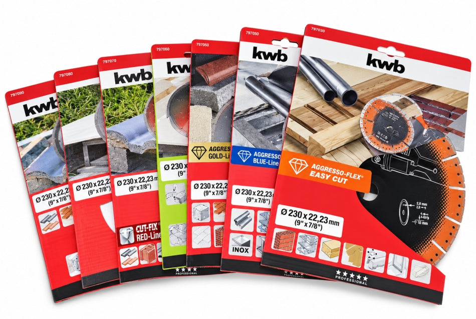 KWB Diamanttrennscheiben Ø 230mm [zum auswählen]