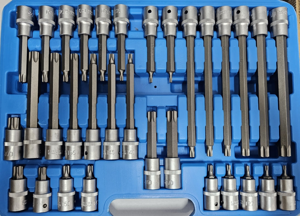 Torx Steckschlüssel Satz (1/2 Zoll, 32-teilig)
