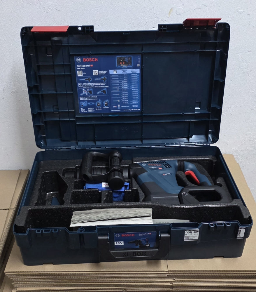 BOSCH PROFESSIONAL Akku-Schlaghammer 'GSH 18V-5' (18V, 8,5J, SDS-max, Solo, ohne Akku, XL-BOXX)