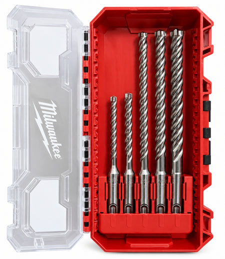 MILWAUKEE Hammbohrer Set 'MX4' SDS-plus (5-teilig) 4932500063