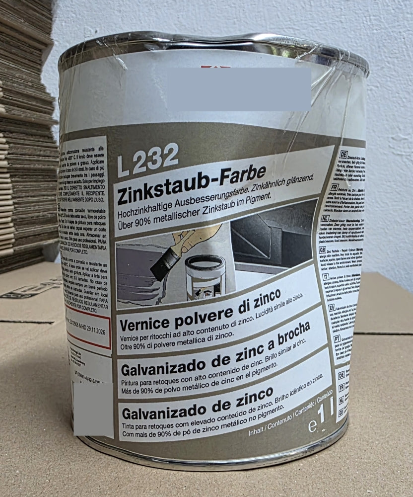 Zinkstaub-Farbe hitzebeständig witterungsbeständig L232 (1L)