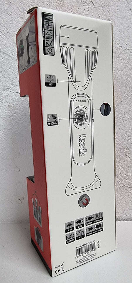 KWB Akku-Umgebungs-Leuchte mit SMD LED (999 Lumen)