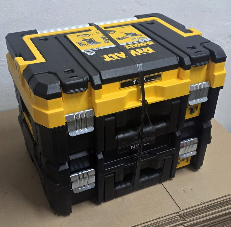 DEWALT Akku-Kombopack 'DCK305P3T' (18V, 3-teilig, 3x 5,0Ah, inkl. Ladegerät & 2x TSTAK)