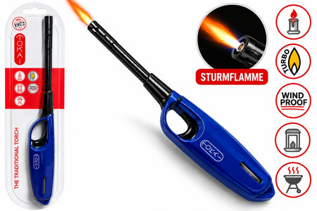 TOKAI Stabfeuerzeug 'Traditional Torch' mit windfester Sturmflamme