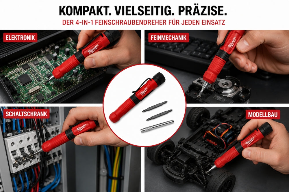 MILWAUKEE Stift-Feinschraubendreher (4-in-1) 48222932