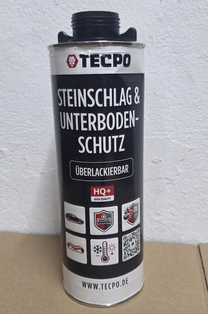 TECPO Unterbodenschutz schwarz überlackierbar (1 Liter)