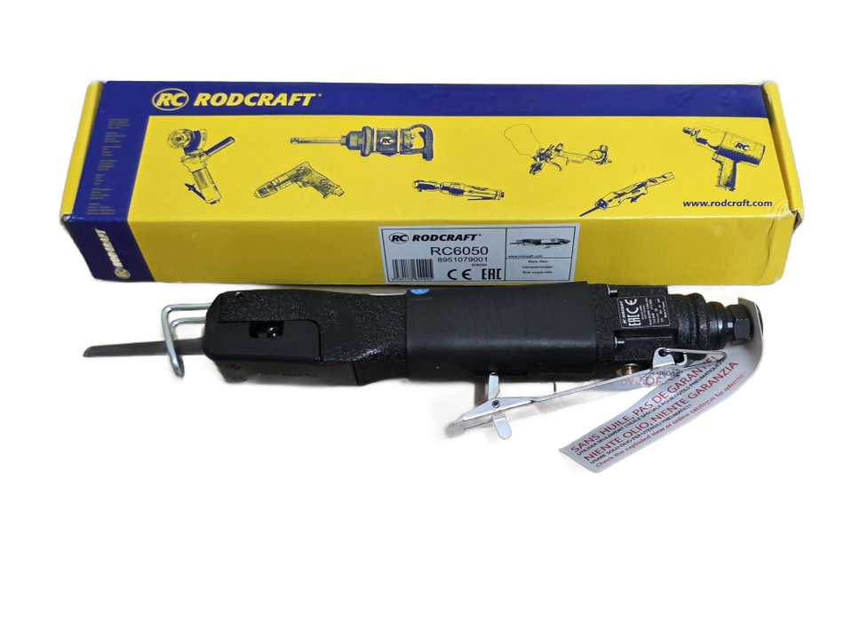 RODCRAFT Druckluft-Stichsäge 'RC6050' (10 mm Hub, 9.000 Hübe/min)