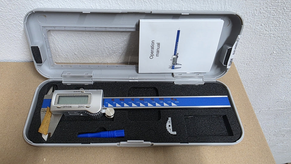 Metall-Messschieber digital (0-150mm, 0,02mm)