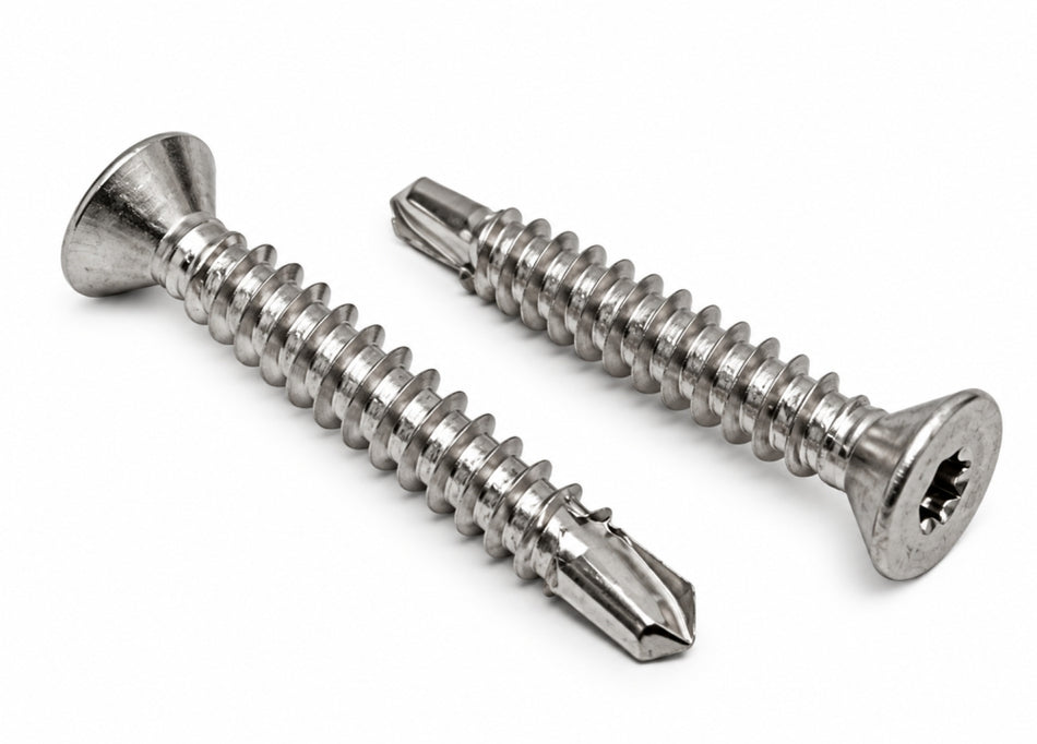 Bohrschrauben Senkkopf Edelstahl A2 Torx DIN 7504 [zum auswählen]