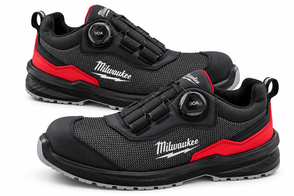 MILWAUKEE FLEXTRED S1PS Sicherheits-Halbschuh BOA (Gr. 46) Schwarz (ESD, FO, SR) 4932498090
