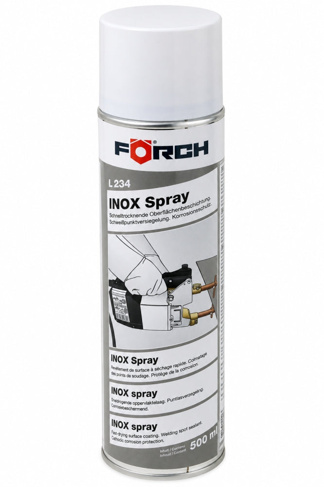FÖRCH INOX-Spray 'L234' Edelstahl 400 ml (Korrosionsschutz, hochglänzend, bis +110 °C) 62002205