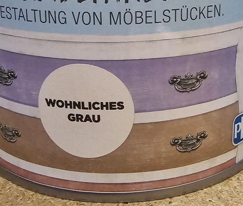 BONDEX Kreidefarbe (500ml) Farbe wählbar  / (Art) Wohnliches Grau